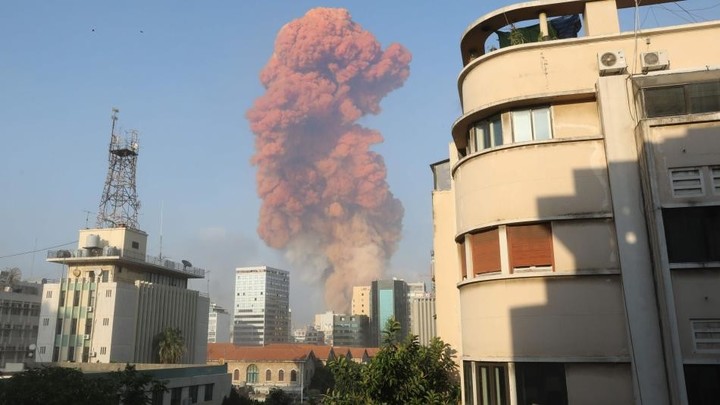 Explosion en Beirut, muy triste incidente😔